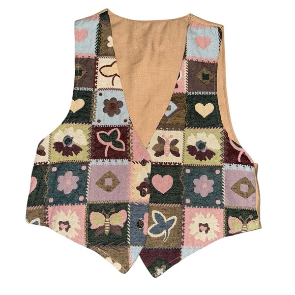 Colorful Patchwork Vest - Picture 1 of 3